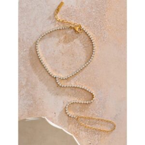 Anja Zircone Bracelet – Stainless Steel