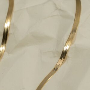 Snake Chain Necklace – 4mm (Stainless Steel)