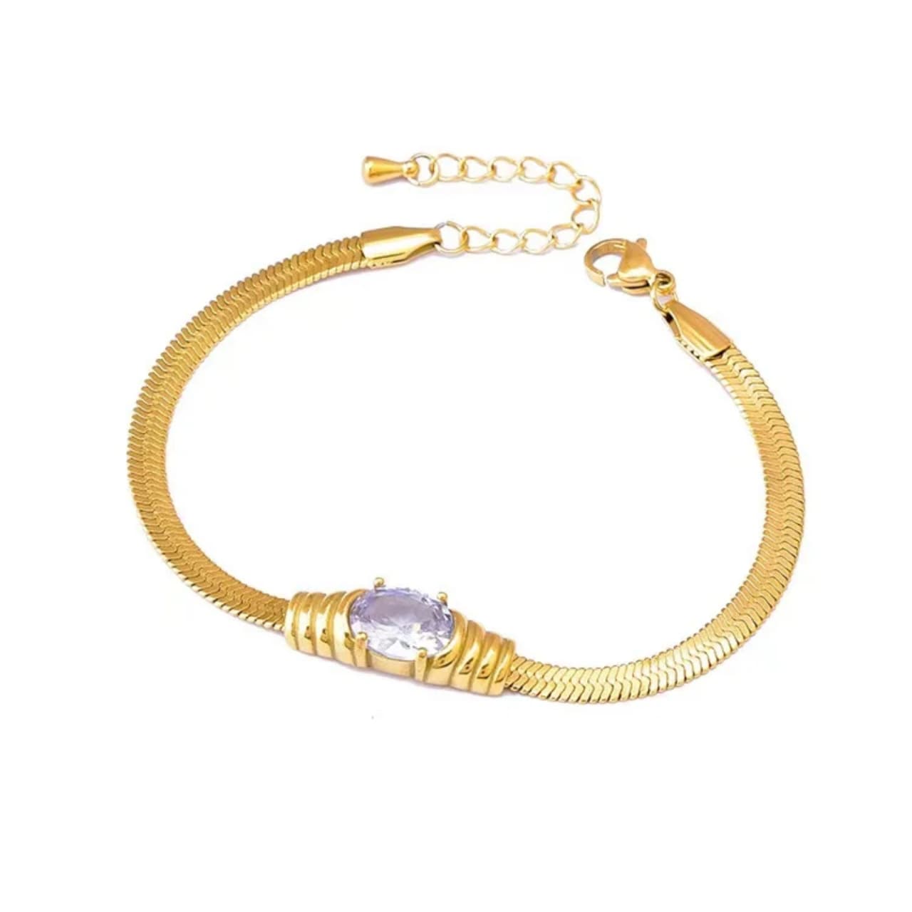 Zircone Luxury Design – Stainless Steel Necklace & Bracelet - Image 3