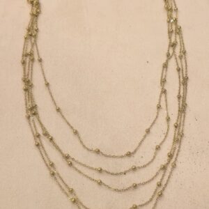 five layer necklace,