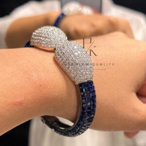 Invisible Diamond Openable Bracelet – Luxury Adjustable Design