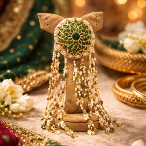 Authentic Thappa Kundan craftsmanship